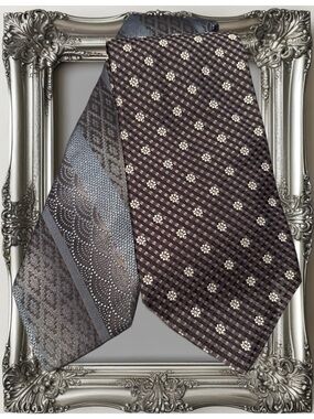 Vintage Dion Set of 2 Classic Patterned Ties Brand: